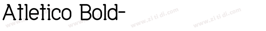 Atletico Bold字体转换